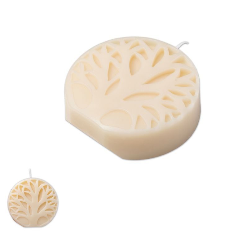Silicone candle mould in the shape of a tree of life 90x25mm