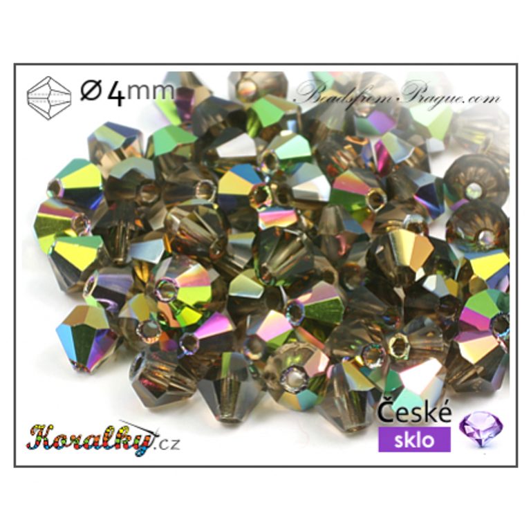 Czech crystal bicone beads 4mm No.101