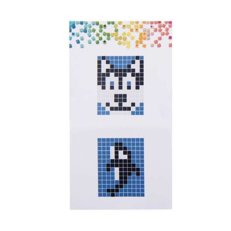 Pixel kľúčenka husky alebo kosatka