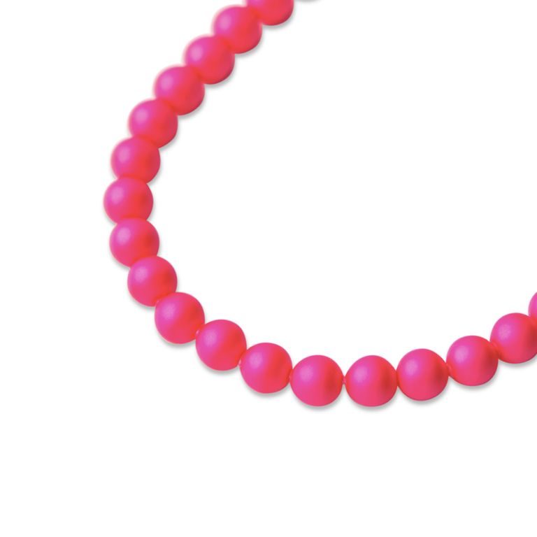 SWAROVSKI 5810 4 mm Neon Pink Pearl