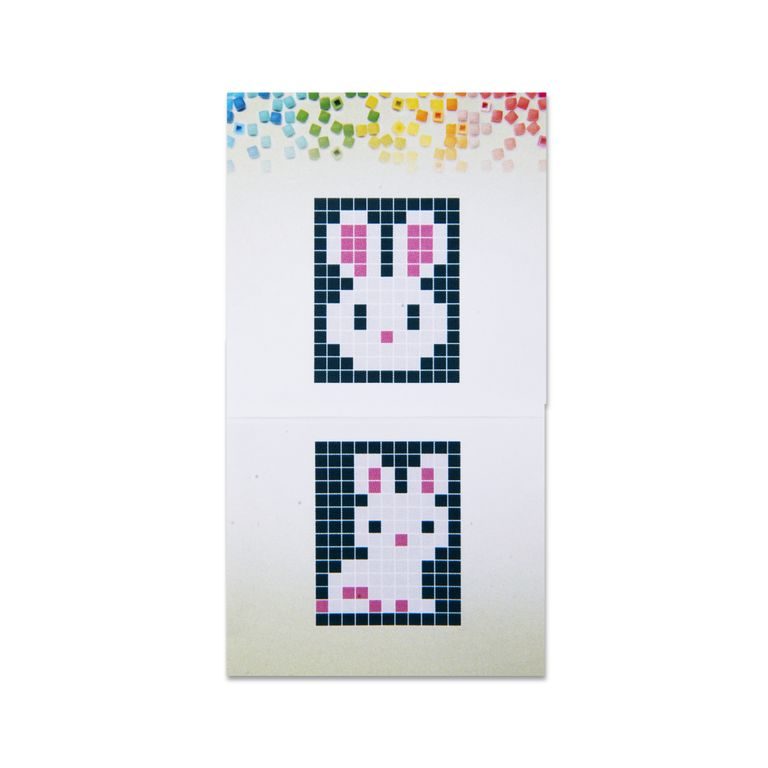 Pixel keychain rabbit
