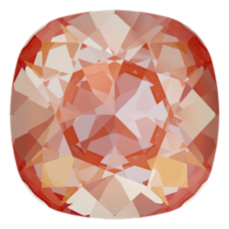 SWAROVSKI 4470 10 mm Crystal Orange Glow DeLite