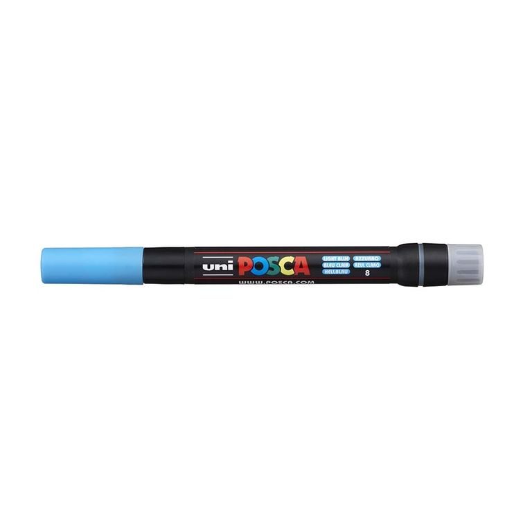 POSCA fix štětcový akrylový PCF-350 světle modrý