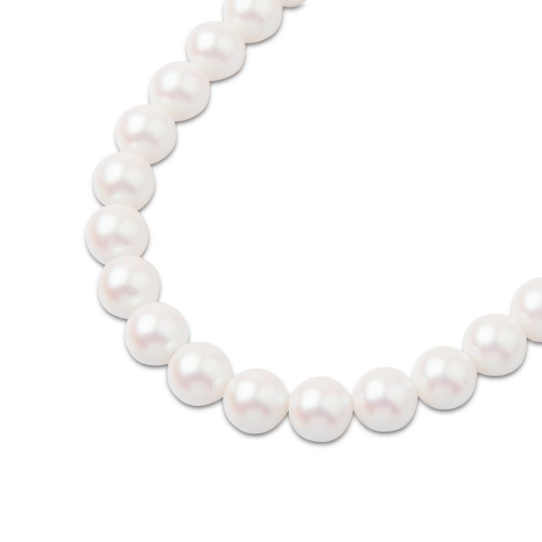 Preciosa kulatá perla MAXIMA 4mm Pearlescent White