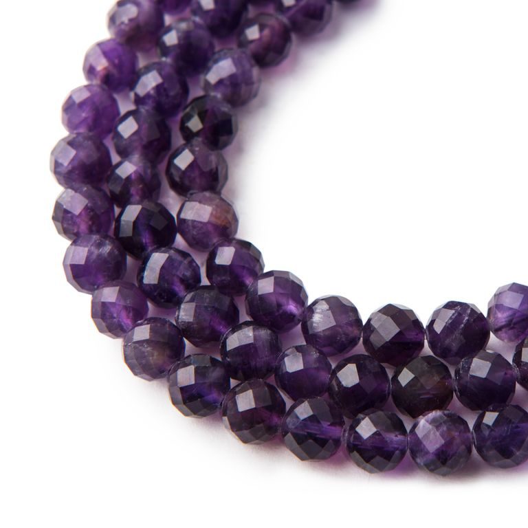 Amethyst 6 mm faceted