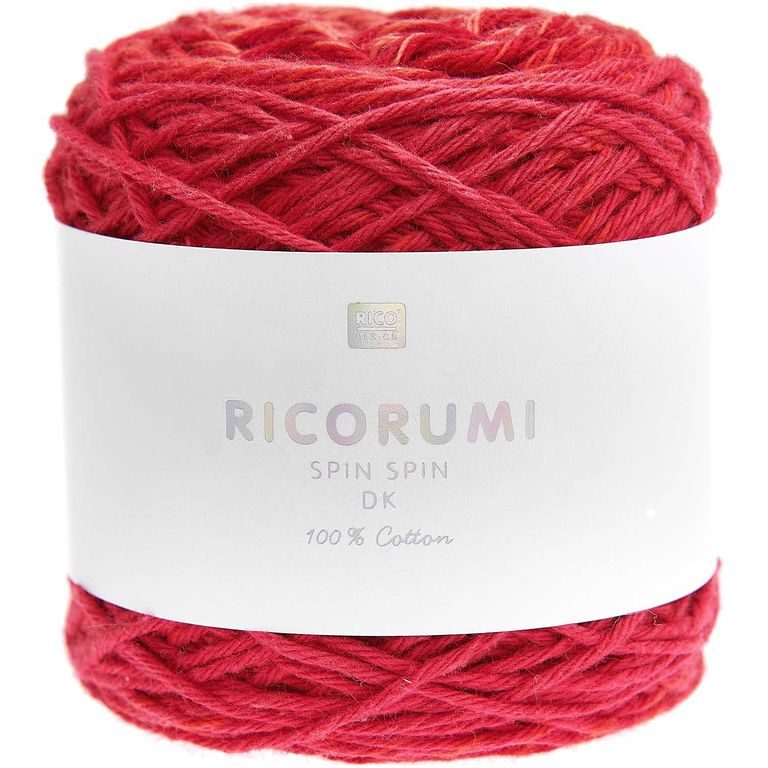 Ricorumi Spin Spin Crochet Yarn shade 005 red