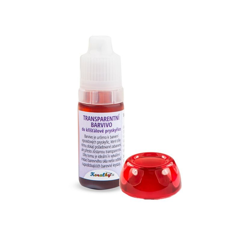 Transparent dye for crystal resin red 2ml