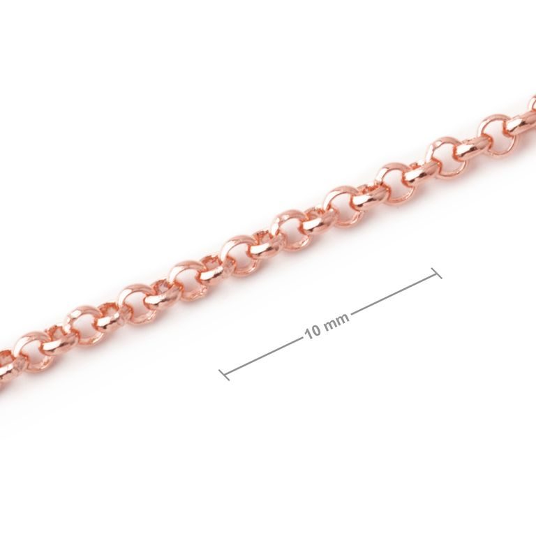 Unfinished chain rose gold No.121
