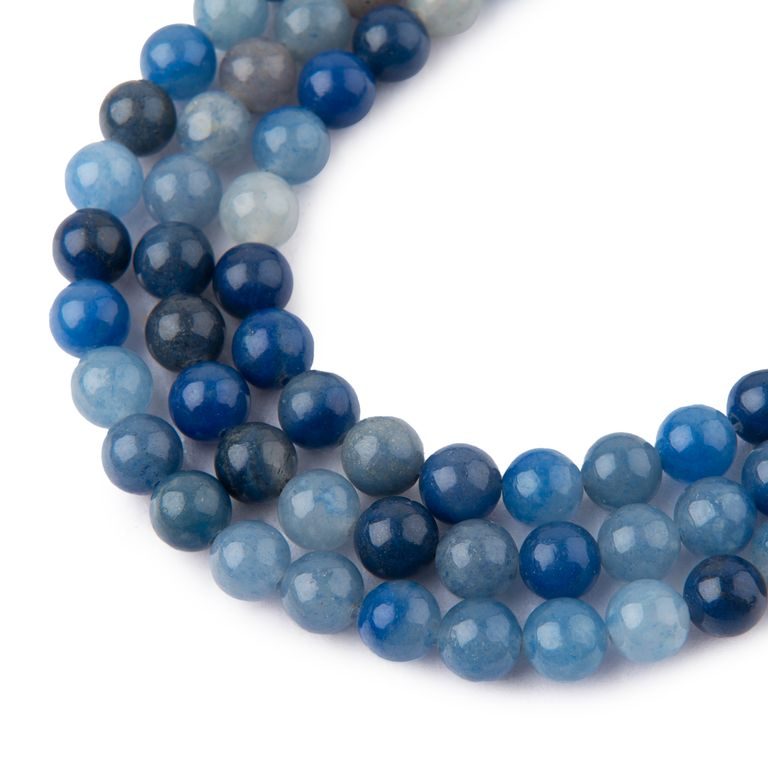 Blue Aventurine A beads 6mm