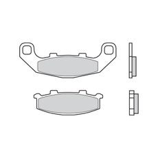 BRZDOVÉ DESTIČKY BREMBO 07KA11SA