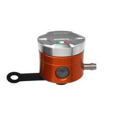 NÁDOBKA NA BRZDOVOU KAPALINU ACCOSSATO CNC-WORKED VČ. ROVNÉHO DRŽÁKU STŘÍBRNÁ