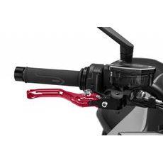 PÁČKA BRZDY BEZ ADAPTÉRU PUIG 4.0 4130RY KRÁTKÉ RED/TITAN