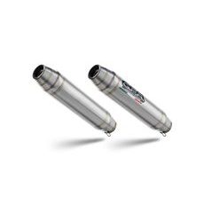 DVOJITÁ KONCOVKA VÝFUKU SLIP-ON GPR DEEPTONE A.69.RACE.DE BROUŠENÁ NEREZOVÁ OCEL