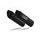 Dvojitá koncovka výfuku uchycená šrouby GPR FURORE S.39.FUNE Matná černá