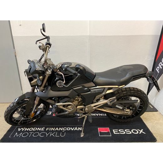 ZONTES 125 SCRAMBLER ČERNÁ DRÁTĚNÁ KOLA