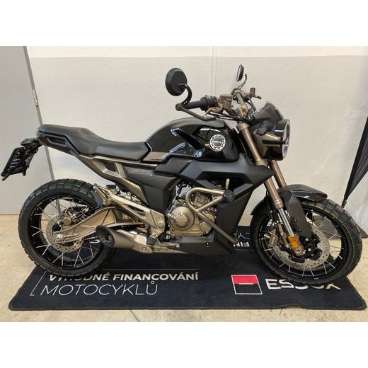 ZONTES 125 SCRAMBLER ČERNÁ DRÁTĚNÁ KOLA