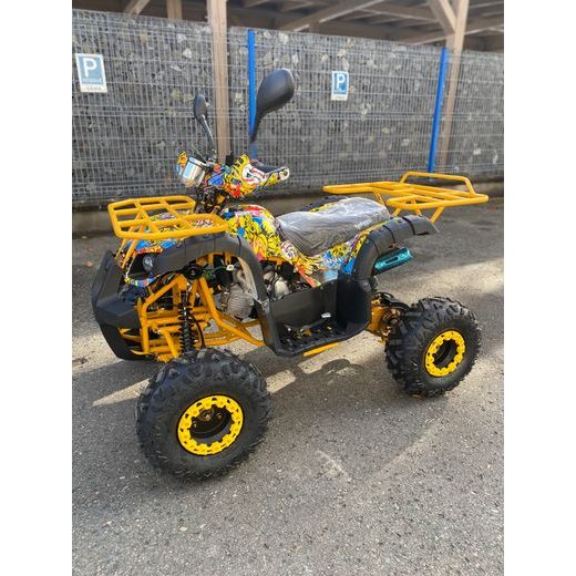 DĚTSKÁ ČTYŘKOLKA TORONTO 125CC - ŽLUTÉ GRAFITY