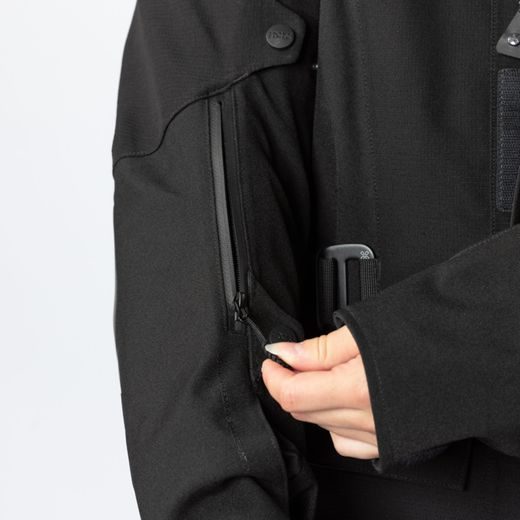 DÁMSKÁ BUNDA S LAMINOVANOU MEMBRÁNOU IXS VENTURE-STX 1.0 X2-011605 ČERNÝ D5XL