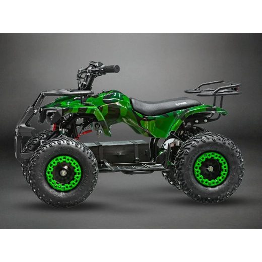 DĚTSKÁ ELEKTRO ČTYŘKOLKA SONIC 1000W 48V ZELENÝ MASKÁČ