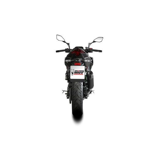 KONCOVKA VÝFUKU MIVV AK-1 K.061.LZK ČERNÝ S UHLÍKOVOU KONCOVKOU