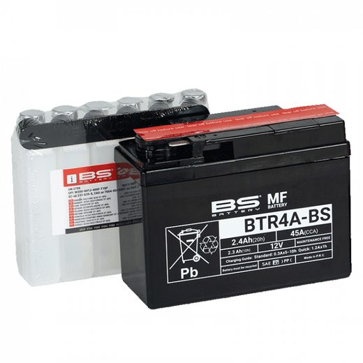 BEZÚDRŽBOVÁ MOTOCYKLOVÁ BATERIE BS-BATTERY BTR4A-BS (YTR4A-BS)