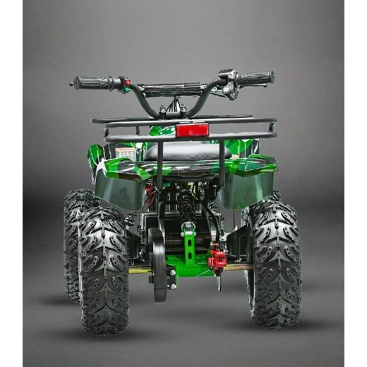 DĚTSKÁ ELEKTRO ČTYŘKOLKA SONIC 1000W 48V ZELENÝ MASKÁČ