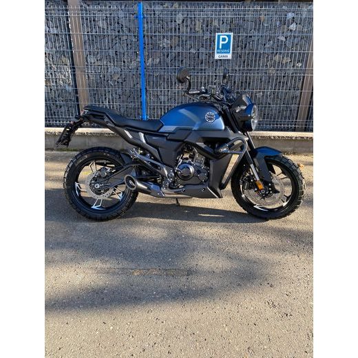 ZONTES G1 125 SCRAMBLER MODRÁ MATNÁ LITÁ KOLA