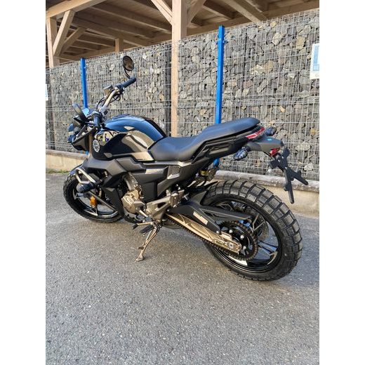 ZONTES G1 125 SCRAMBLER ČERNÁ LITÁ KOLA