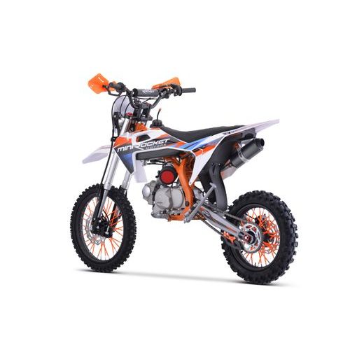 PITBIKE DT125 17"/14" ENDURO ČERNÁ/ORANŽOVÁ/MODRÁ