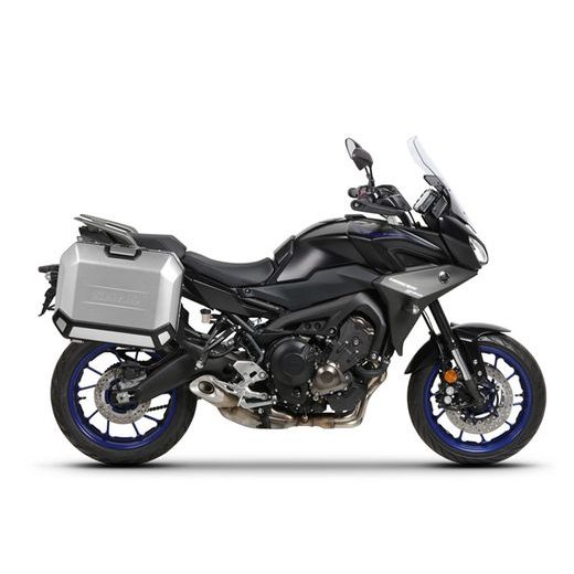 KOMPLETNÍ SADA BOČNÍCH HLINÍKOVÝCH KUFRŮ SHAD TERRA 47L/47L, VČETNĚ MONTÁŽNÍ SADY SHAD YAMAHA MT-09 TRACER / TRACER 900