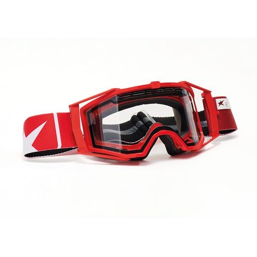 BRÝLE ARIETE 8K ENDURO 14960-ERR DVOJITÉ ČIRÉ SKLÍČKO ČERVENÁ