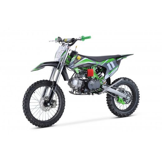 PITBIKE SHARK 125CCM E-START 4T 17/14 ZELENÁ