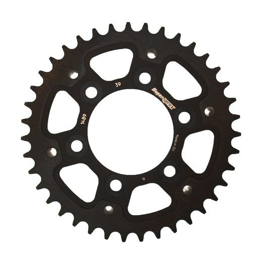 ŘETĚZOVÁ ROZETA SUPERSPROX STEALTH RST-1489:39-BLK ČERNÝ 39 ZUBŮ, 525