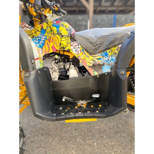 DĚTSKÁ ČTYŘKOLKA TORONTO 125CC - ŽLUTÉ GRAFITY