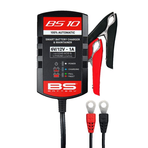 NABÍJEČKA BATERIÍ BS-BATTERY AUTOMATIC BS10 (VHODNÉ TAKÉ PRO LITHIOVÉ BATERIE) 6/12V 1000MA
