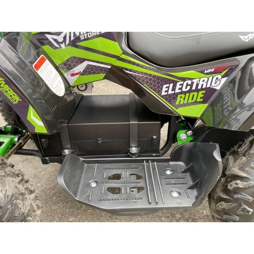 DĚTSKÁ ELEKTRO ČTYŘKOLKA SONIC 1000W 48V ČERNO ZELENÁ