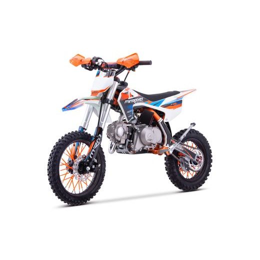 PITBIKE MINIROCKET DK125 14"/12" AUTOMAT ORANŽOVÝ