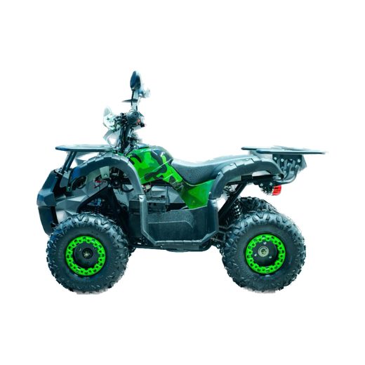 DĚTSKÁ ELEKTRO ČTYŘKOLKA TORONTO 7" 1000W 48V -ZELENÝ MASKÁČ