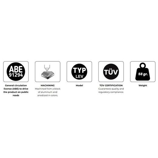 ADAPTÉR PRO PÁČKU BRZDY PUIG 22908N ČERNÝ