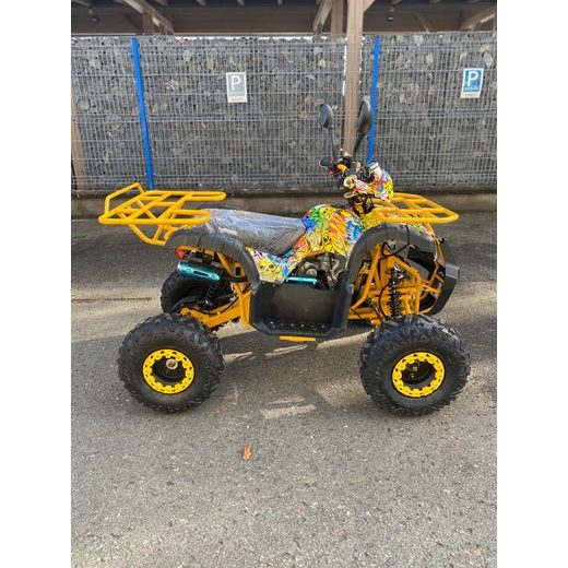 DĚTSKÁ ČTYŘKOLKA TORONTO 125CC - ŽLUTÉ GRAFITY