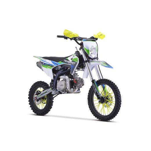 PITBIKE DT125 17"/14" ENDURO ČERNÁ/ORANŽOVÁ/MODRÁ