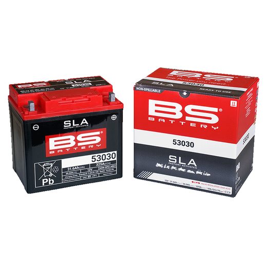 TOVÁRNĚ AKTIVOVANÁ MOTOCYKLOVÁ BATERIE BS-BATTERY 53030 (FA)