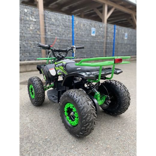 DĚTSKÁ ELEKTRO ČTYŘKOLKA SONIC 1000W 48V ČERNO ZELENÁ