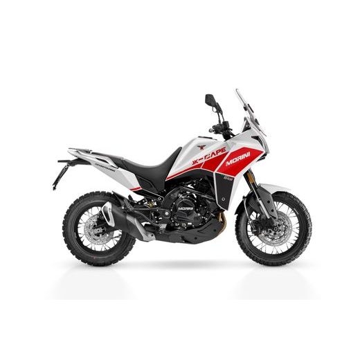 MOTO MORINI X-CAPE DRÁTĚNÁ KOLA BÍLÁ CARRARA WHITE S KUFRY ZDARMA