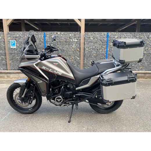 MOTO MORINI X-CAPE DRÁTĚNÁ KOLA ŠEDÁ SMOKY ANTHRACITE S KUFRY ZDARMA