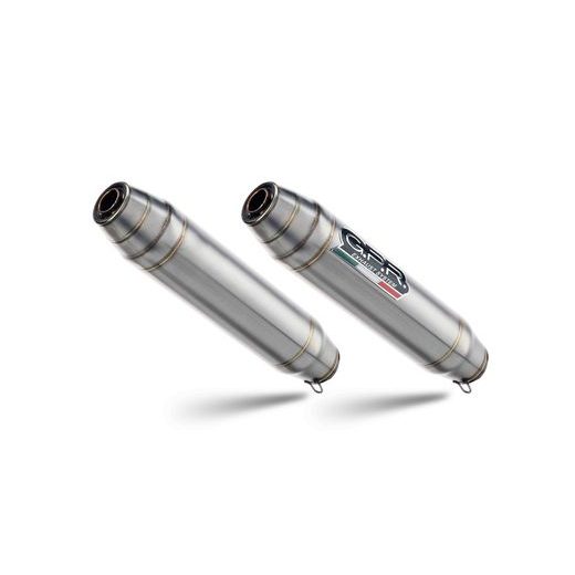 DVOJITÁ KONCOVKA VÝFUKU SLIP-ON GPR DEEPTONE D.107.2.DE BROUŠENÁ NEREZOVÁ OCEL