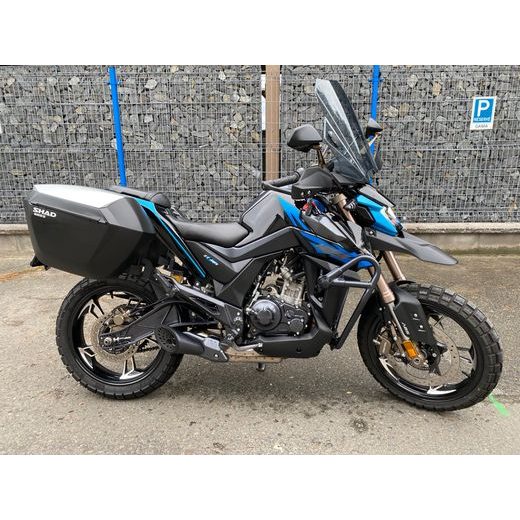 ZONTES 125 HYPER TRAIL MODRÁ + BOČNÍ KUFRY
