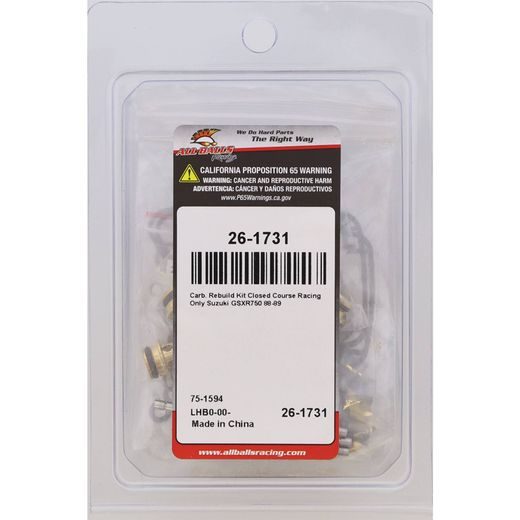 SADA NA REPASI KARBURÁTORU ALL BALLS RACING CARK26-1731