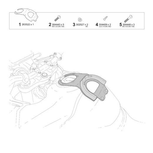 MONTÁŽNÍ SADA CLICK SYSTEM SHAD K013CS