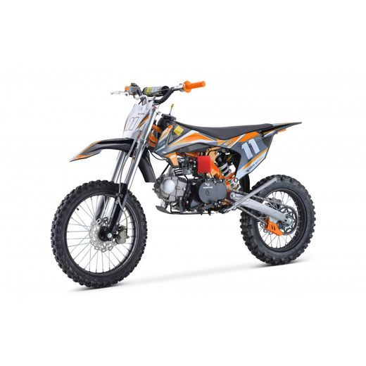 PITBIKE SHARK 125CCM E-START 4T 17/14 ORANŽOVÁ